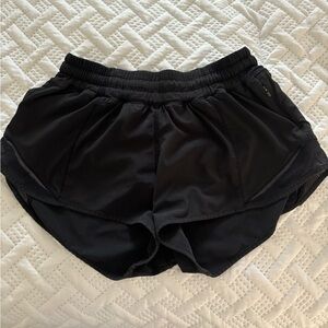 🍋Lululemon black hottie hots (low rise)